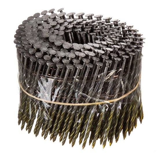 Гвозди барабанные для гвоздезабивного пистолета 2,8х88 мм винтовая накатка (250 шт.)