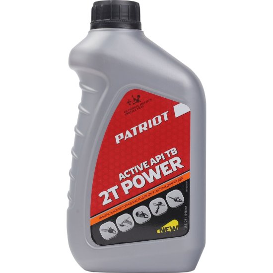 Минеральное масло для 2-х тактных двигателей Patriot Power Active 2T