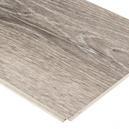 Плитка кварцвиниловая CronaFloor Wood дуб серый замковая 2,16 кв.м 4 мм с фаской