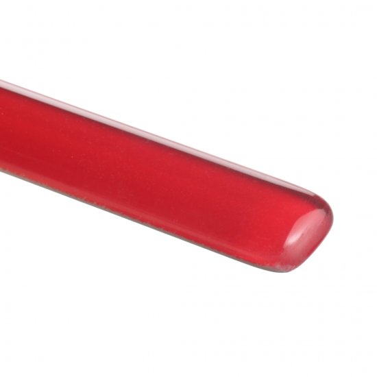 Плитка бордюр Керамин Соло 1 стеклянная красная 600x20x8,5 мм