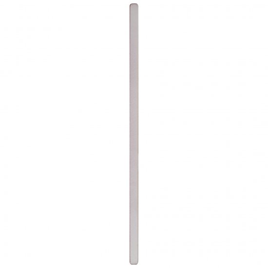 Плитка бордюр Керамин Соло 1 стеклянная красная 600x20x8,5 мм