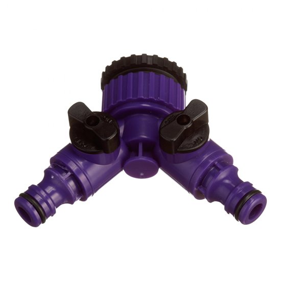 Распределитель 3/4-1 для поливочного шланга MasterProf два выхода (ДС.070882)