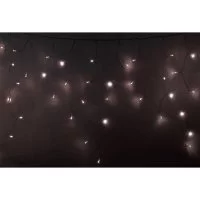 Гирлянда Neon-Night АЙСИКЛ бахрома, 4,8х0,6 м, прозрачный ПВХ, 176LED тепло-белые