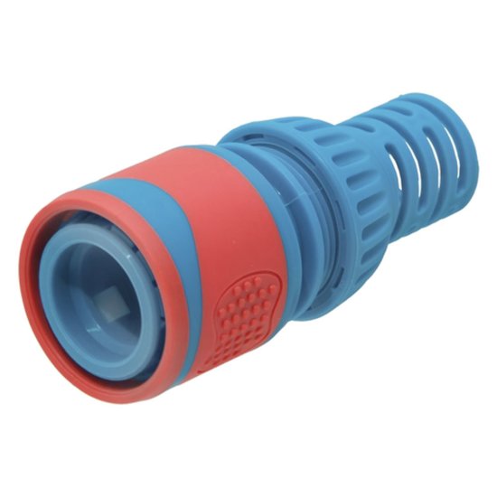 Соединитель 1/2 для поливочного шланга MPF пластиковый с аквастопом (ДС.071277)