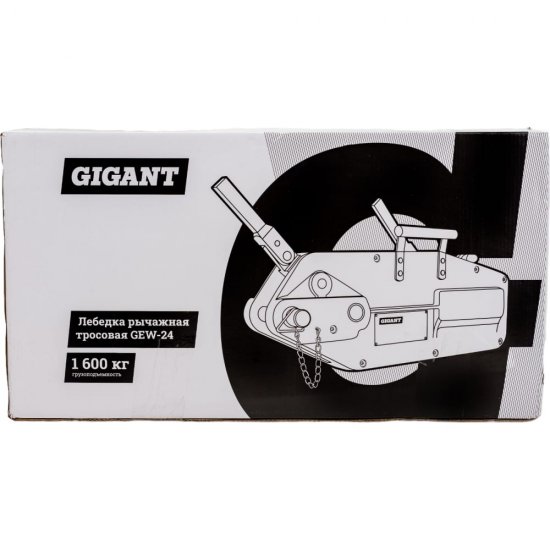 Рычажная лебедка тросовая Gigant МТМ 1600