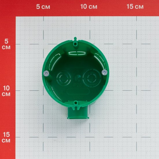 Коробка установочная Greenel для бетона d68х45 мм IP20 (GE40004‑10-R)