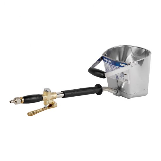 Ковш-хоппер пневматический Pegas Pneumatic 1/4 алюминиевый штукатурный (2721)