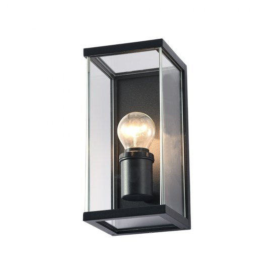 Светильник садово-парковый настенный Arte Lamp Pot черный E27 60 Вт IP54 (A1631AL-1BK)