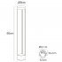 Светильник светодиодный садово-парковый Arte Lamp New York черный 600 мм 4000К 10 Вт IP54 (A1660PA-1BK)