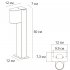 Светильник садово-парковый Arte Lamp Compass черный 500 мм GU10 35 Вт IP65 (A3102FN-1BK)