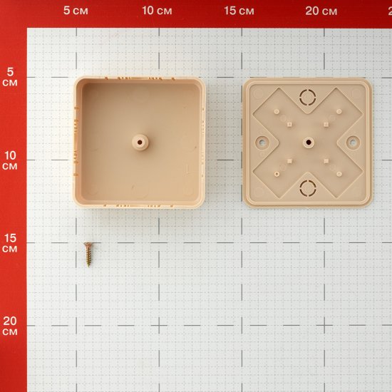 Коробка распределительная для кабель-каналов 75х75х28 мм IP40 Greenel (GE41215-11)