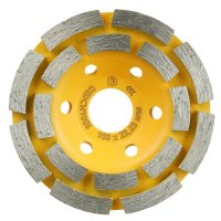 Чашка алмазная по бетону Diamond Industrial 100х22,23 мм двухрядная