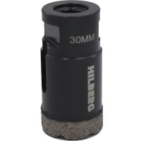 Алмазная коронка по керамике и керамограниту Hilberg Super Hard