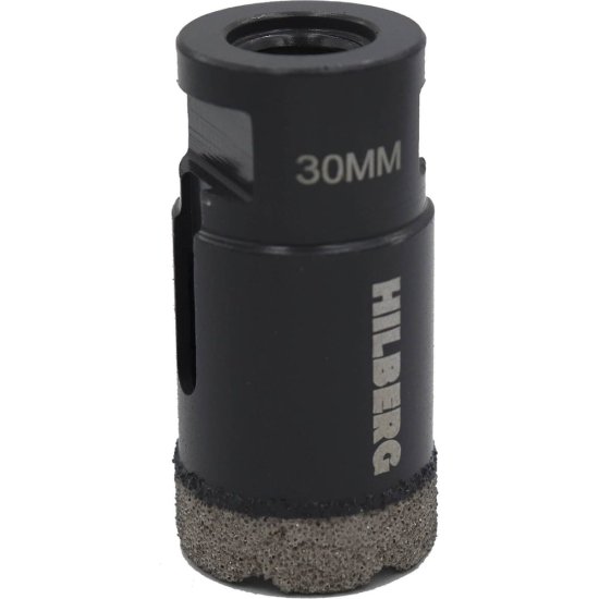 Алмазная коронка по керамике и керамограниту Hilberg Super Hard