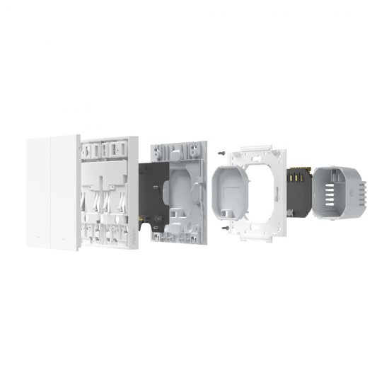 Умный выключатель Aqara Smart Wall Switch H1 (WS-EUK02) беспроводной белый