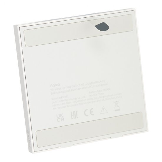 Умный выключатель Aqara Wireless Remote Switch H1 (WRS-R02) беспроводной белый