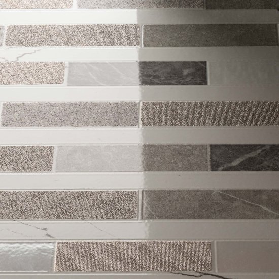 Плитка декор Axima Bonn White серая 600х300х9 мм