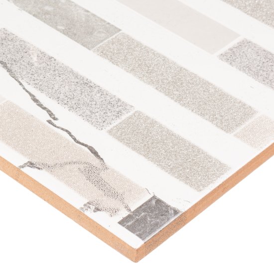 Плитка декор Axima Bonn White серая 600х300х9 мм