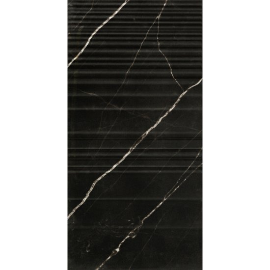 Плитка облицовочная Axima Орлеан черная рельеф 600х300х9 мм (9 шт.=1,62 кв.м)