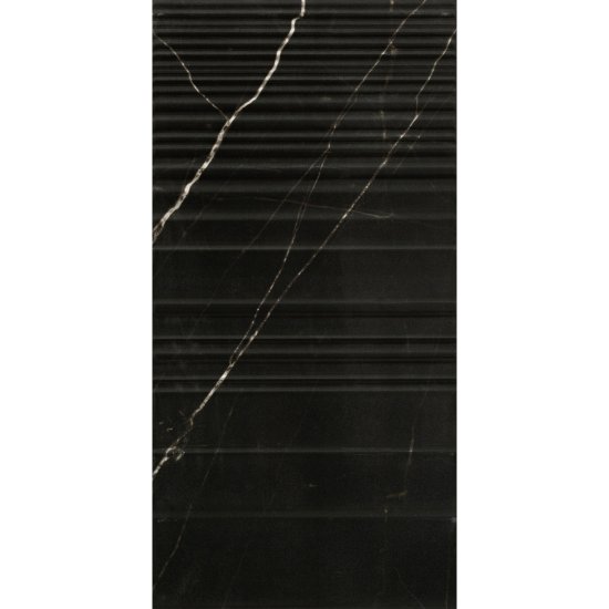 Плитка облицовочная Axima Орлеан черная рельеф 600х300х9 мм (9 шт.=1,62 кв.м)