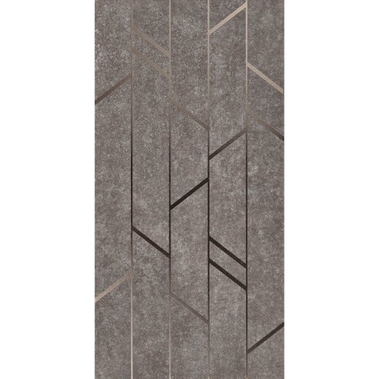 Плитка декор Axima Альбано темная геометрия 600х300х9 мм