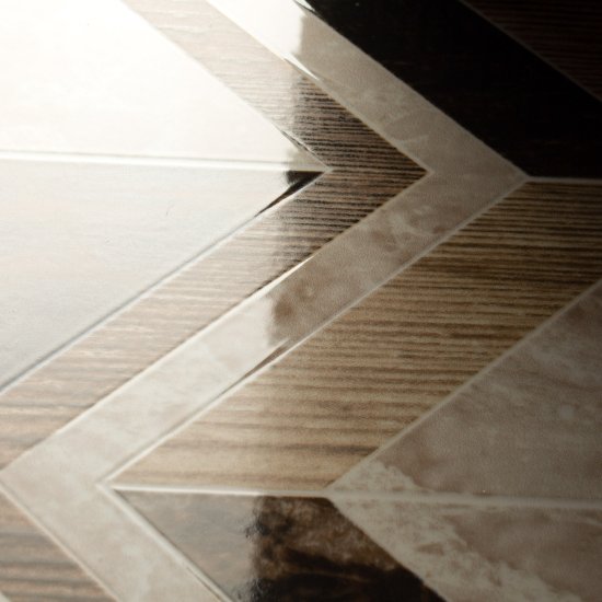 Плитка облицовочная Axima Гавана геометрия коричневая 600х300х9 мм (9 шт.=1,62 кв.м)