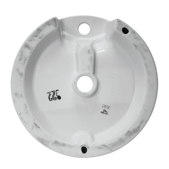 Раковина Sanita Luxe Best 44 см накладная белая (WB.CT/Best/43-C.Shelf/WHT.G/S1)