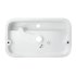 Раковина Sanita Luxe Infinity 60 см накладная белая (WB.CT/Infinity/60-C.Shelf/WHT.G/S1)
