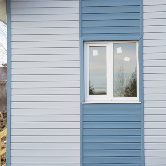 Сайдинг Альта-Профиль Премиум Брус 3000х250 мм светло-серый