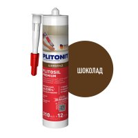Герметик силиконовый затирка Plitonit PlitoSil Premium шоколад 310 мл