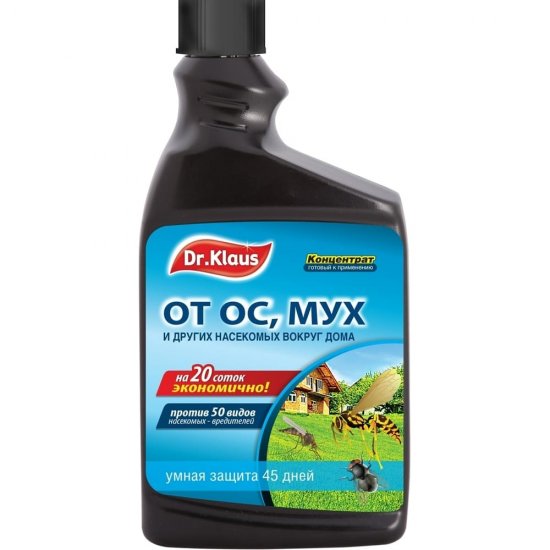 Жидкость от мух ос и других летающих насекомых Dr.Klaus DK04240011