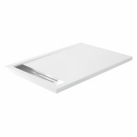 Поддон WasserKraft Mindel искусственный камень 120х80х4 см прямоугольник белый низкий (85T06)