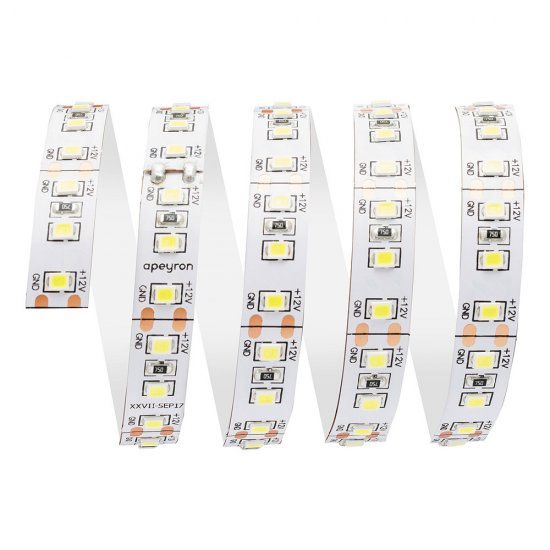 Комплект светодиодной ленты SMD 2835 4000К 12 В 14,4 Вт/м 5 м IP20 Apeyron (229ОО)