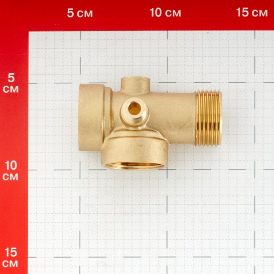 Соединитель для насоса Джилекс R5V 1 НР(ш) х 1 ВР(г) х 1 ВР(г) х 1/4 НР(ш) х1/4 ВР(г) пятиходовой удлиненный (9006)