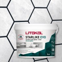 Эпоксидный состав для укладки и затирки мозаики LITOKOL STARLIKE EVO S.145 NERO CARBONIO
