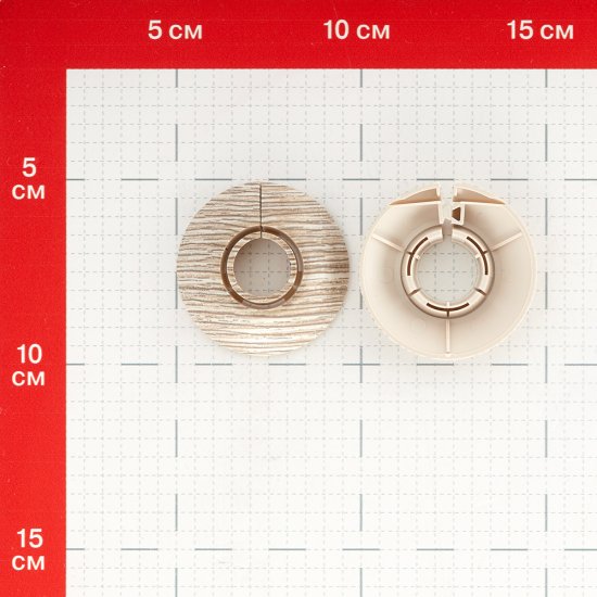 Обвод для труб ПВХ декоративный Ideal 16-22 мм дуб мокко (2 шт.)