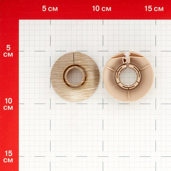 Обвод для труб ПВХ декоративный Ideal 16-22 мм дуб рустик (2 шт.)