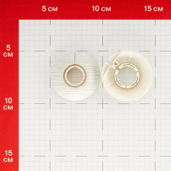 Обвод для труб ПВХ декоративный Ideal 16-22 мм ясень белый (2 шт.)