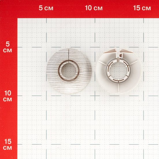 Обвод для труб ПВХ декоративный Ideal 16-22 мм ясень серый (2 шт.)