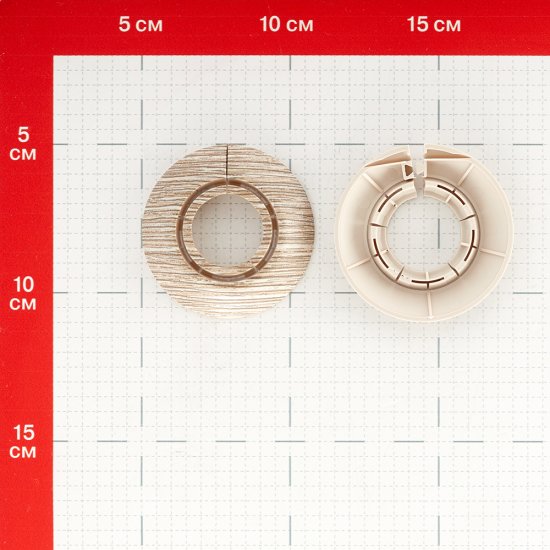 Обвод для труб ПВХ декоративный Ideal 25-34 мм дуб мокко (2 шт.)