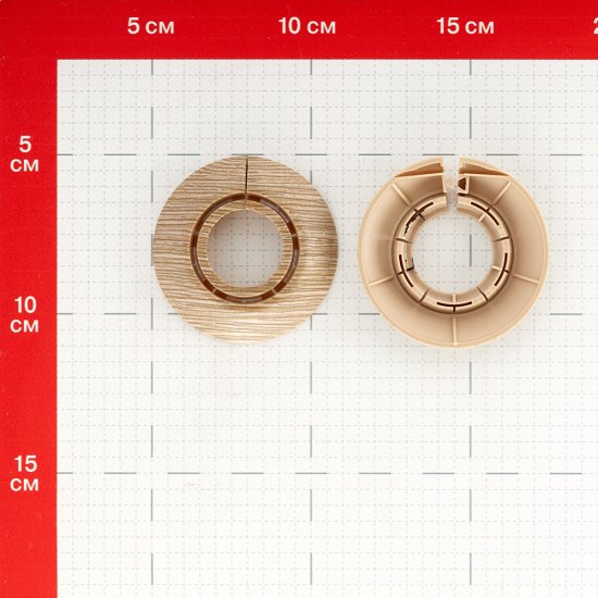 Обвод для труб ПВХ декоративный Ideal 25-34 мм дуб рустик (2 шт.)