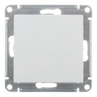 Переключатель Systeme Electric AtlasDesign Aqua одноклавишный встраиваемый белый (ATN440161)