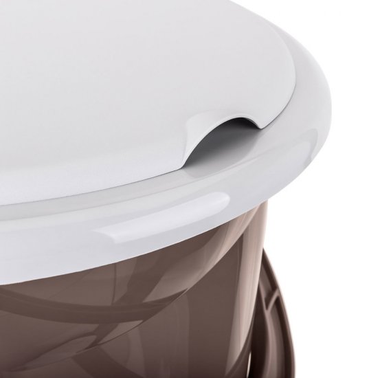 Ведро-туалет БытПласт Лотос 19 л пластиковое