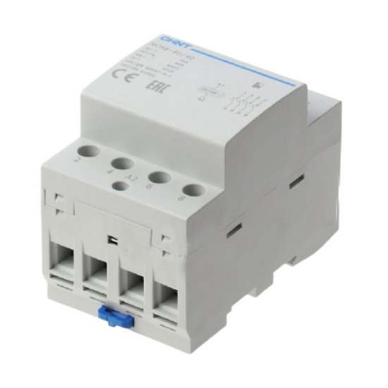 Контактор модульный Chint NCH8 (256099) 400 В 40 А тип AC 4Р