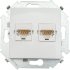 Двойная компьютерная розетка Simon 1591593-030