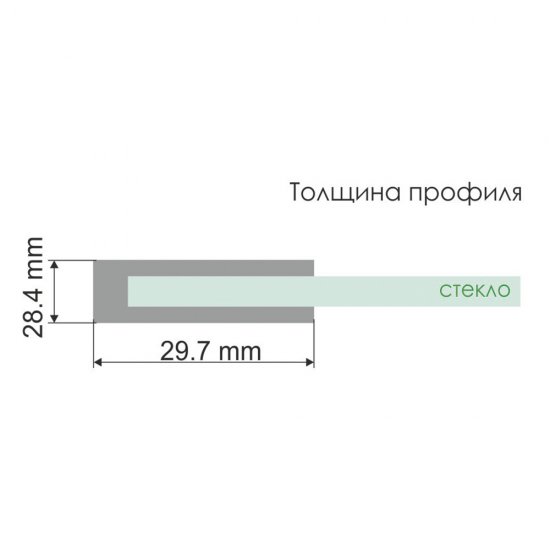 Душевая дверь WasserKraft Berkel 48P стекло прозрачное 100х200 см профиль хром 6 мм распашная (48P12)