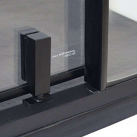 Душевая дверь WasserKraft Dill 61S стекло прозрачное 140х200 см профиль черный 6 мм раздвижная (61S31)