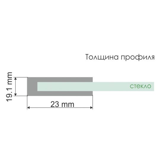 Душевая дверь WasserKraft Dill 61S стекло прозрачное 140х200 см профиль черный 6 мм раздвижная (61S31)