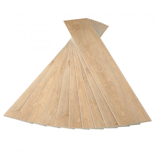 Плитка кварцвиниловая Natisston Maestro дуб светлый замковая 2,232 кв.м 4 мм с фаской