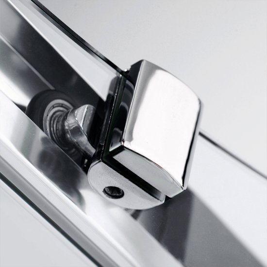 Душевая дверь WasserKraft Main 41S стекло прозрачное 110х200 см профиль хром 6 мм раздвижная (41S13)